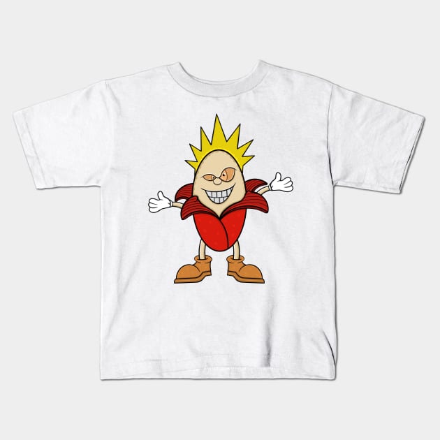 Red Costume Banana Kids T-Shirt by ryroxtoons